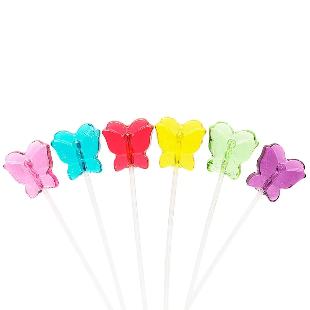 Sparkle Candy Butterfly Lollipops: 100-Piece Bag