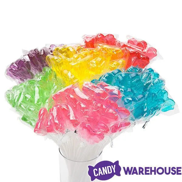 Sparkle Candy Butterfly Lollipops: 100-Piece Bag