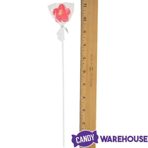 Sparkle Candy Flower Lollipops: 100-Piece Bag