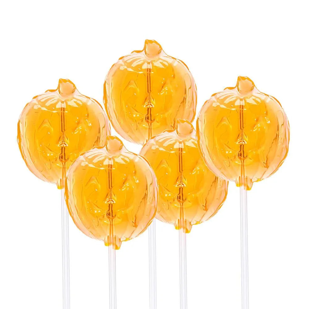 Sparkle Candy Pumpkin Lollipops: 100-Piece Bag