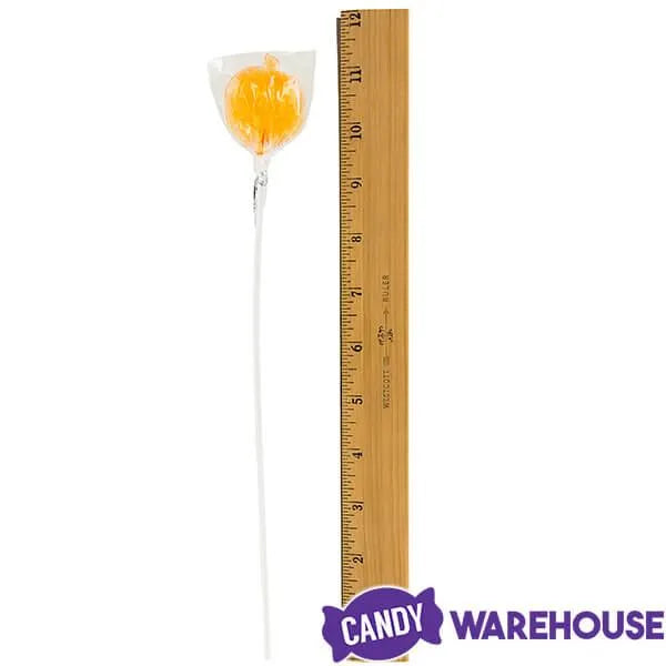 Sparkle Candy Pumpkin Lollipops: 100-Piece Bag