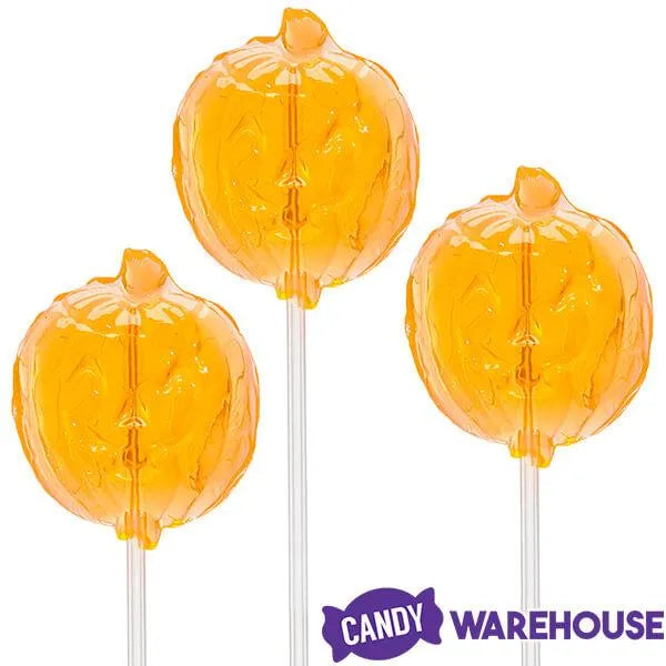 Sparkle Candy Pumpkin Lollipops: 100-Piece Bag