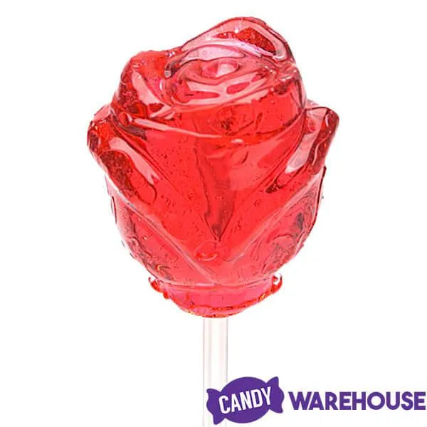 Sparkle Candy Rose Lollipops - Assorted: 100-Piece Bag