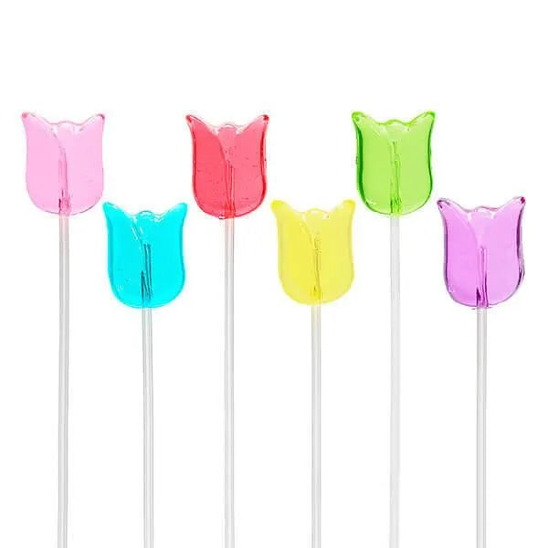 Sparkle Candy Tulip Lollipops: 100-Piece Bag