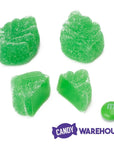 Spearmint Jelly Leaves Candy: 5LB Bag