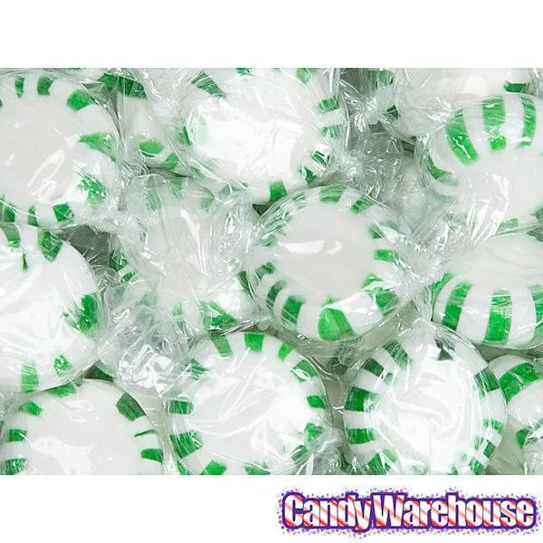 Spearmint Starlight Mints Candy: 5LB Bag