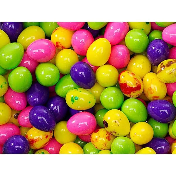 Speckled Jawbreaker Candy Eggs: 5LB Bag