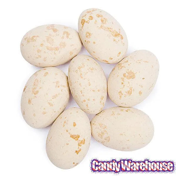 Speckled Tan Caramel Filled Chocolate Quail Eggs Candy: 2LB Bag