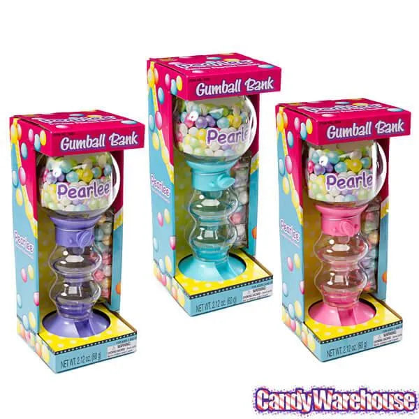 Spiral Fun Gumball Machines with Gumballs: 3-Piece Set