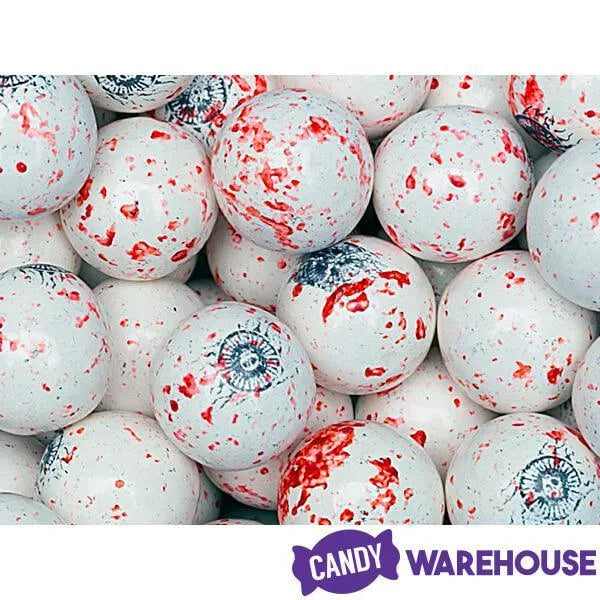 Spooky Eyeballs 1-Inch Gumballs: 850-Piece Case