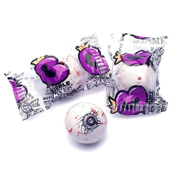 Spooky Eyes Bubble Gum Eyeballs - Wrapped: 100-Piece Bag