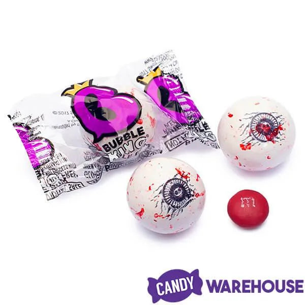 Spooky Eyes Bubble Gum Eyeballs - Wrapped: 100-Piece Bag