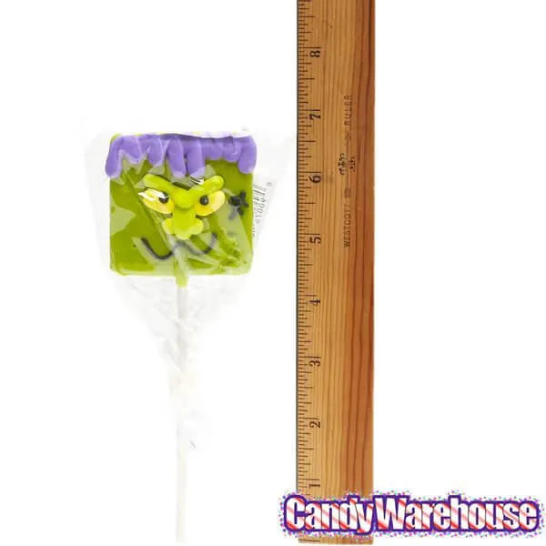 Spooky Halloween Hard Candy Lollipops: 12-Piece Pack