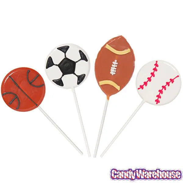 Sports Ball Shaped Pops: 12-Piece Pack