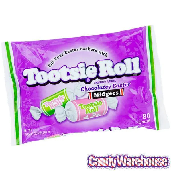 Spring Tootsie Rolls: 80-Piece Bag