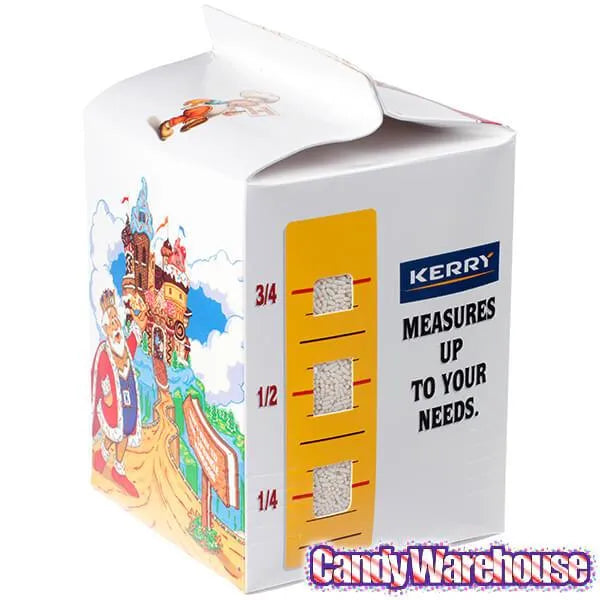 Sprinkle King Candy Sprinkles - White: 6LB Carton