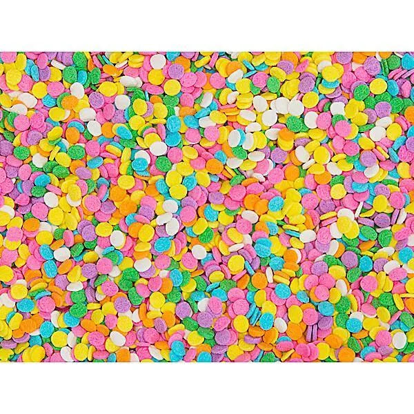 Sprinkle King Tiny Candy Sequins: 1LB Jar