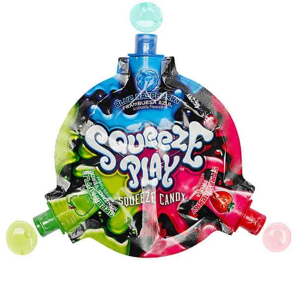 Squeeze Play 3-Flavor Gooey Candy Packs: 12-Piece Box