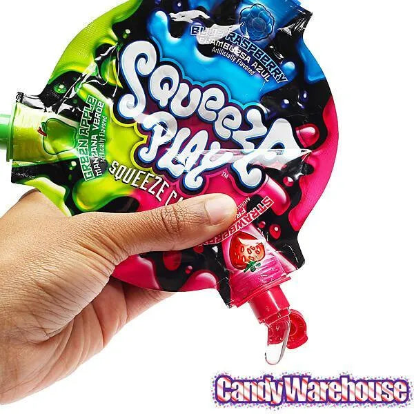 Squeeze Play 3-Flavor Gooey Candy Packs: 12-Piece Box