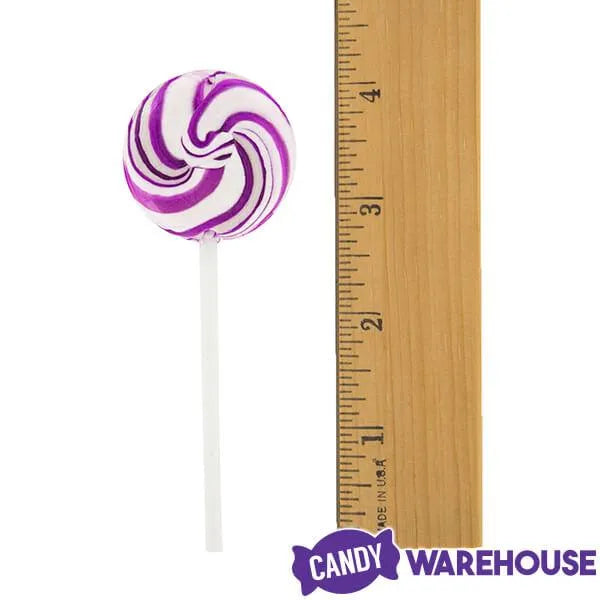 Squiggly Pops Petite Swirl Lollipops - Assorted: 24-Piece Jar