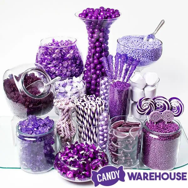 Squiggly Pops Petite Swirl Lollipops - Grape: 24-Piece Jar