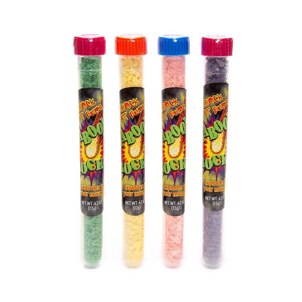 Squire Boone Kaboom Rocks Candy Test Tubes: 24-Piece Box