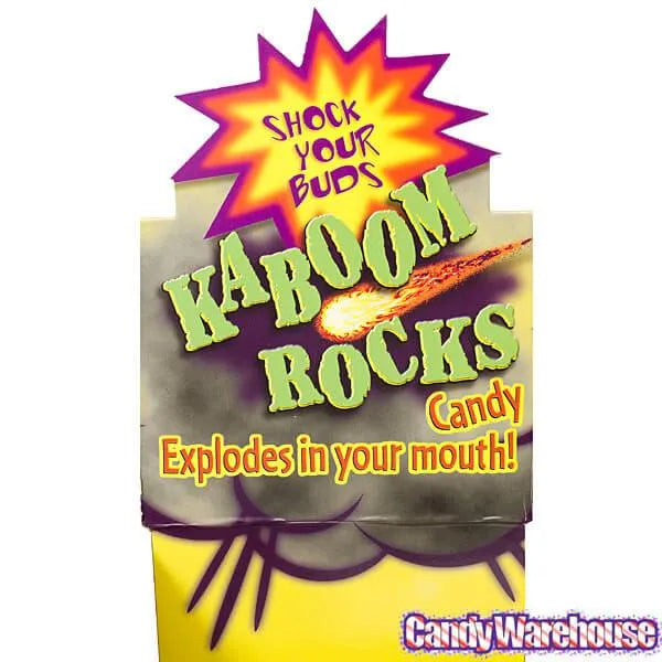 Squire Boone Kaboom Rocks Candy Test Tubes: 24-Piece Box