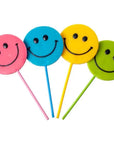 Squire Boone Large Smiley Face Lollipops: 24-Piece Box