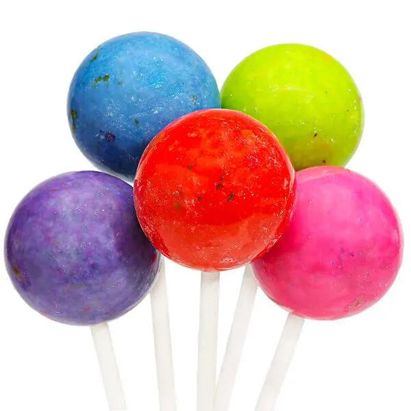 Squire Boone Slobber Jawbbers Jawbreaker Pops with Gum Center: 12-Piece Display