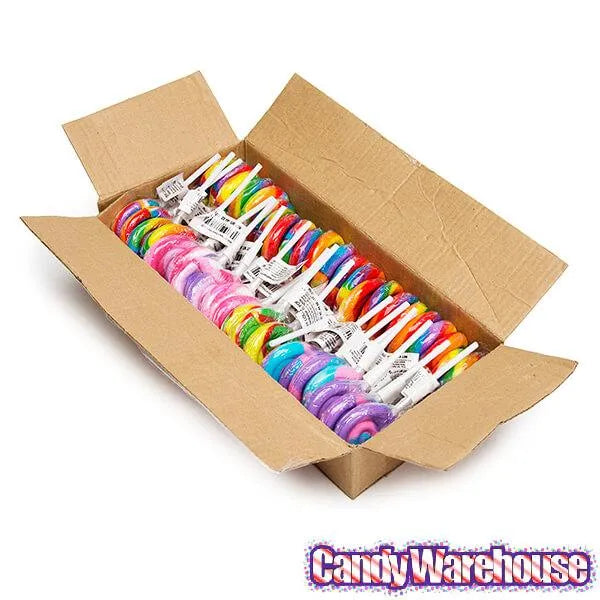 Squire Boone Teeny Tiny Swirl Lollipops: 48-Piece Box