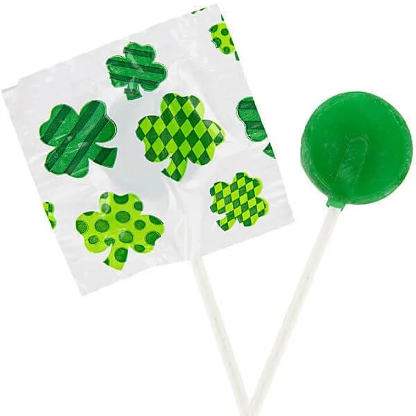 St. Patrick's Day Shamrock Lollipops: 55-Piece Bag