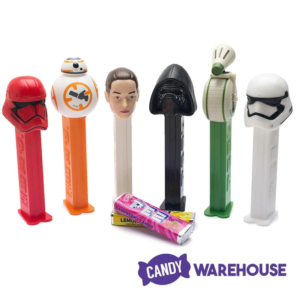 Star Wars PEZ Candy Packs: 12-Piece Display