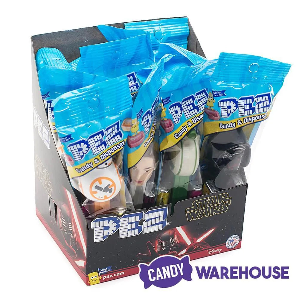 Star Wars PEZ Candy Packs: 12-Piece Display