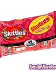 Starburst and Skittles Valentine Candy Packs: 45-Piece Bag