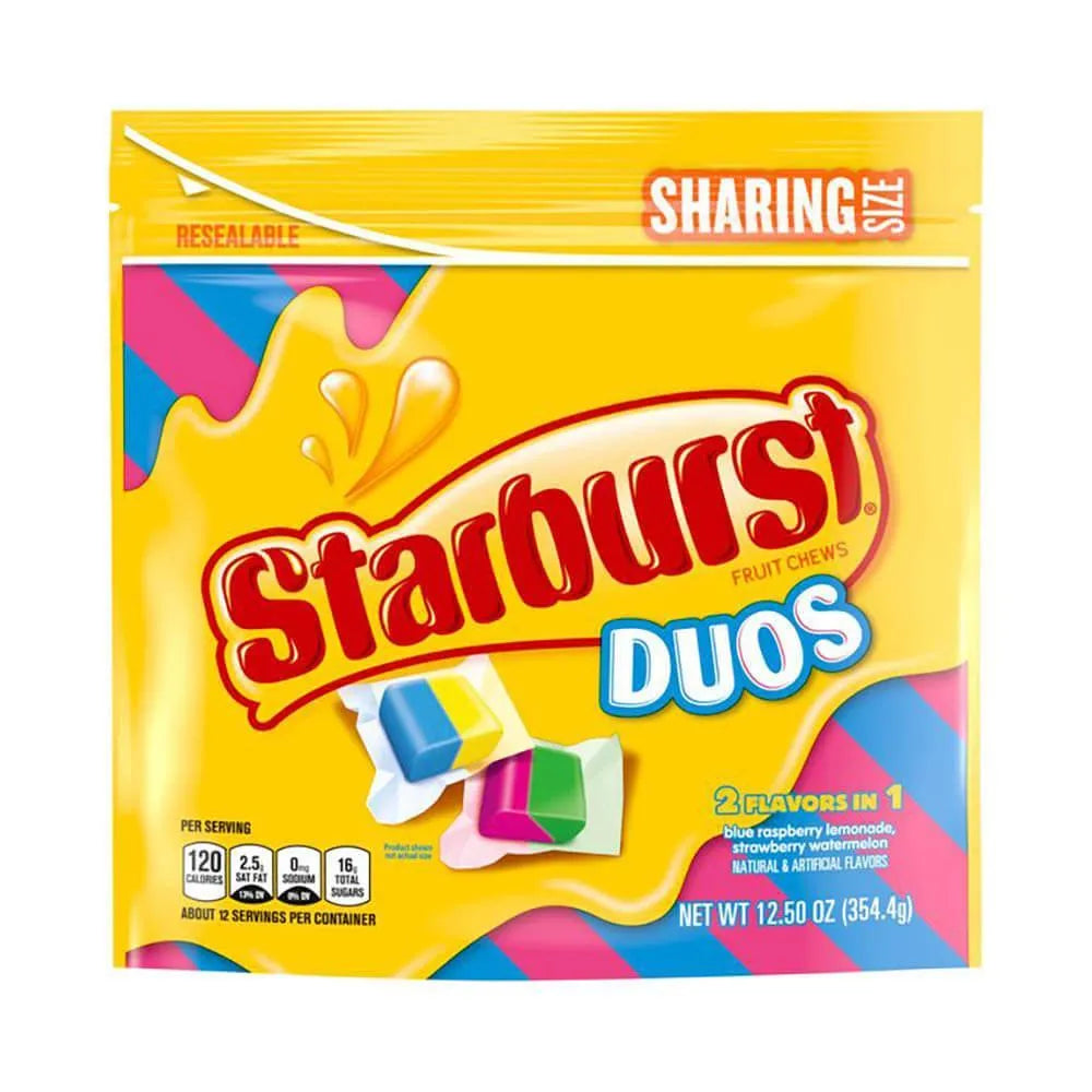 Starburst Duos Fruit Chews Candy: 12.5-Ounce Bag