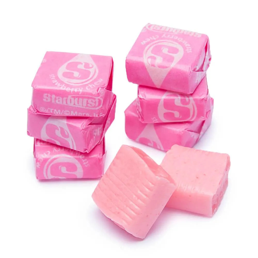 Starburst Fruit Chews Candy - All Pink: 15LB Case