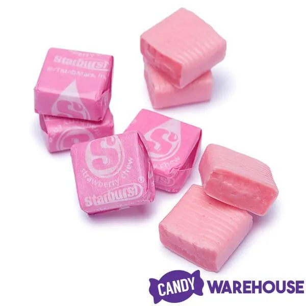 Starburst Fruit Chews Candy - All Pink: 15LB Case