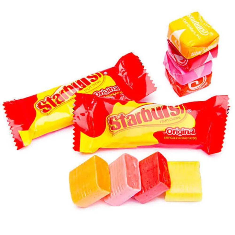 Starburst Fruit Chews Candy Fun Size Packs: 25LB Case