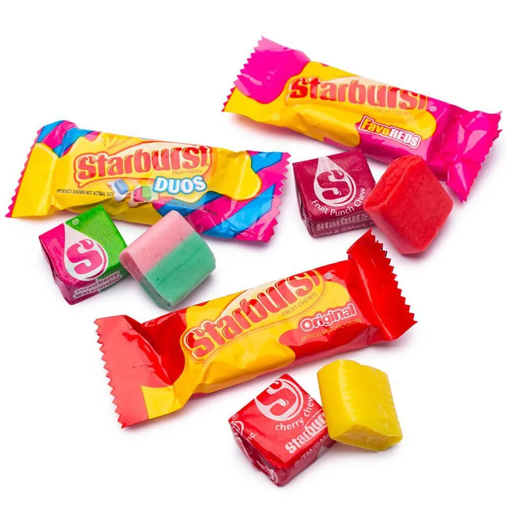 Starburst Fruit Chews Candy Fun Size Packs - Assorted: 85-Piece Bag