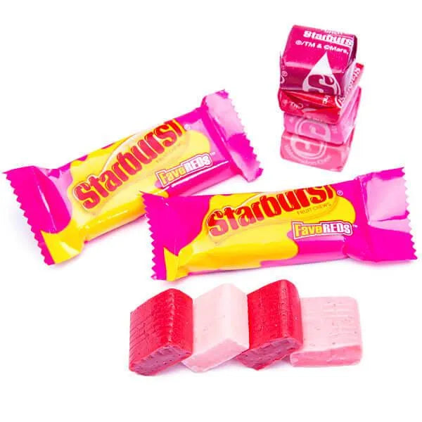 Starburst Fruit Chews Candy Fun Size Packs - FaveREDs: 30-Piece Bag