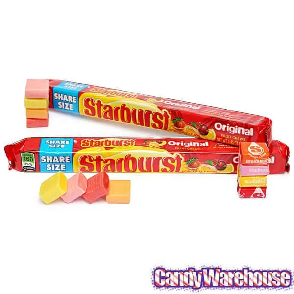 Starburst Fruit Chews King Size Candy Packs - Original: 24-Piece Box