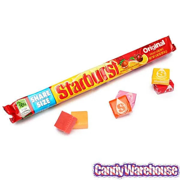 Starburst Fruit Chews King Size Candy Packs - Original: 24-Piece Box