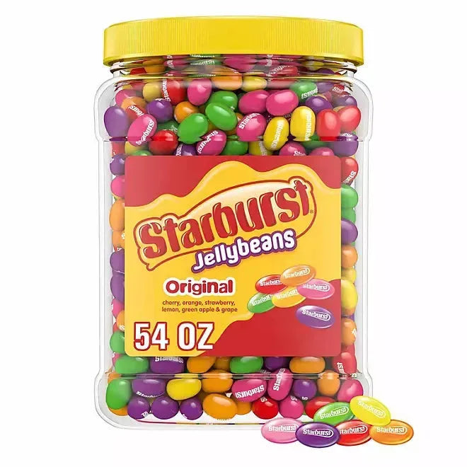 Starburst Jelly Beans Candy: 54-Ounce Tub