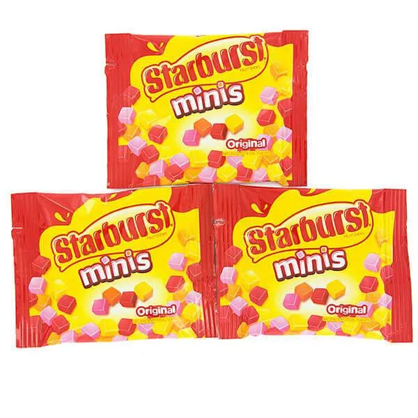 Starburst Minis Fruit Chews Candy Fun Size Packs - Original: 15-Piece Bag