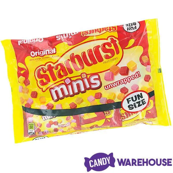 Starburst Minis Fruit Chews Candy Fun Size Packs - Original: 15-Piece Bag