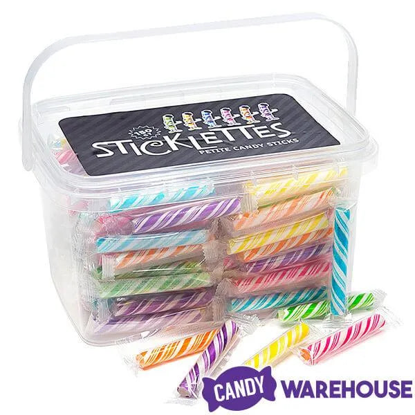 Sticklettes Petite Candy Sticks - Assorted: 150-Piece Tub