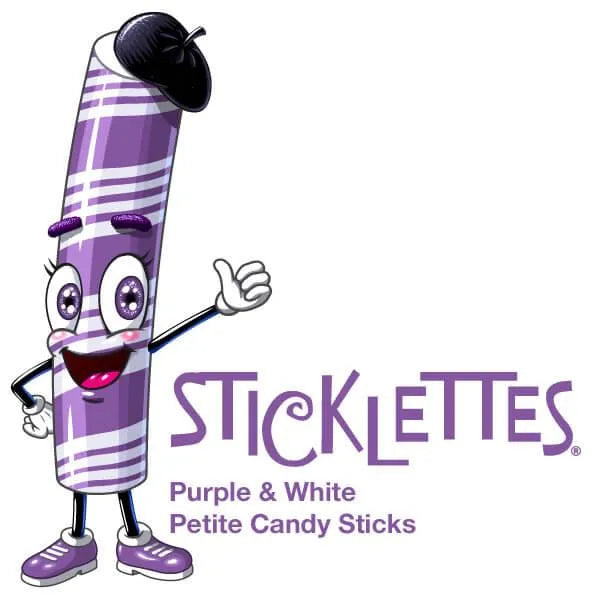 Sticklettes Petite Candy Sticks - Grape: 150-Piece Tub