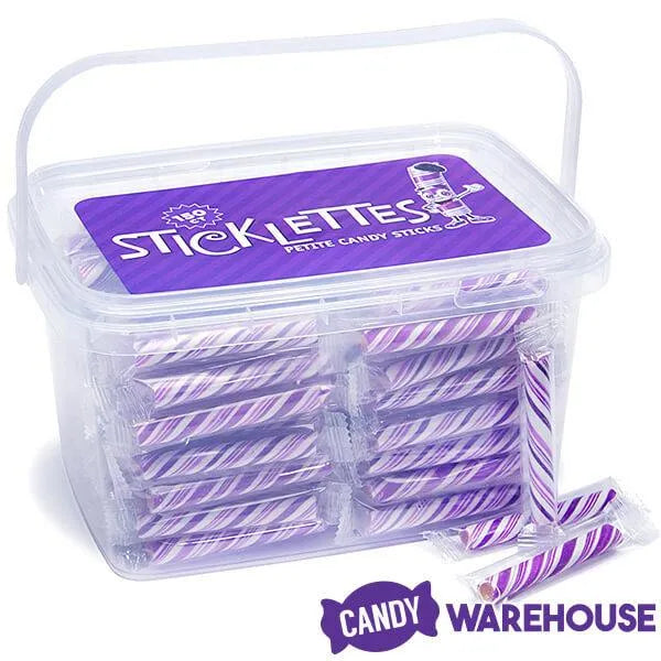 Sticklettes Petite Candy Sticks - Grape: 150-Piece Tub