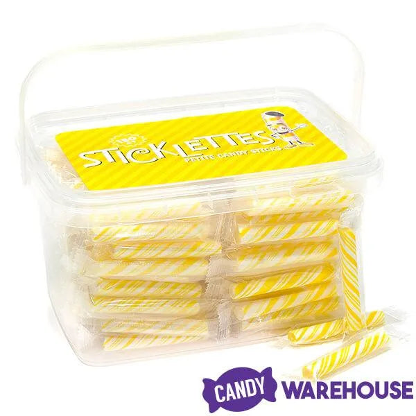 Sticklettes Petite Candy Sticks - Lemon: 150-Piece Tub