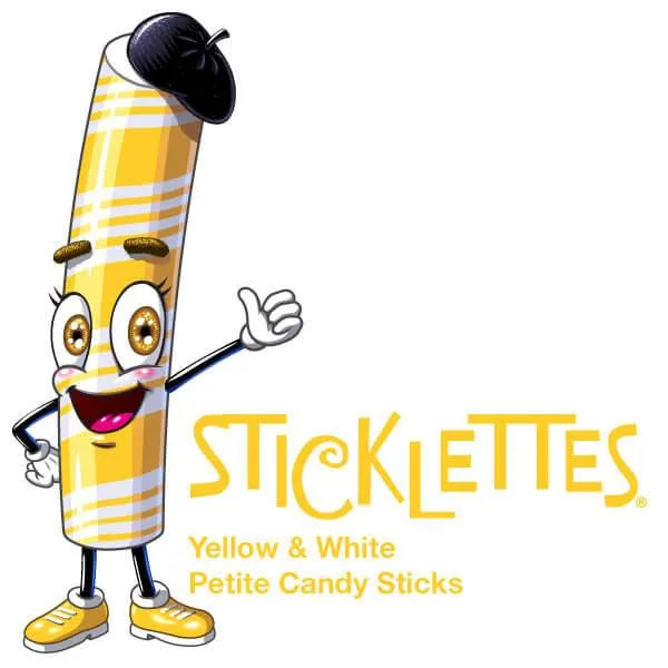 Sticklettes Petite Candy Sticks - Lemon: 150-Piece Tub